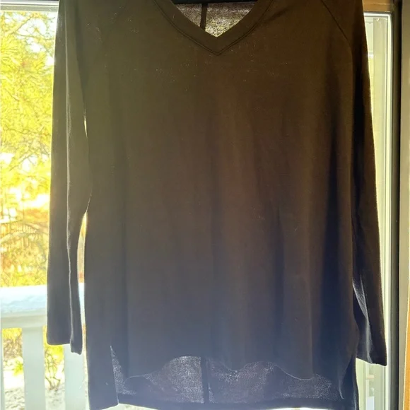 Banana Republic Charcoal Knit Top - Picture 3 of 4